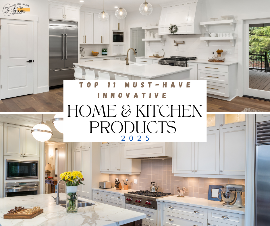 Black and White Modern Kitchen Design Promotion Facebook Post 1 Top 11 Must-Have Innovative Home & Kitchen Products for 2025